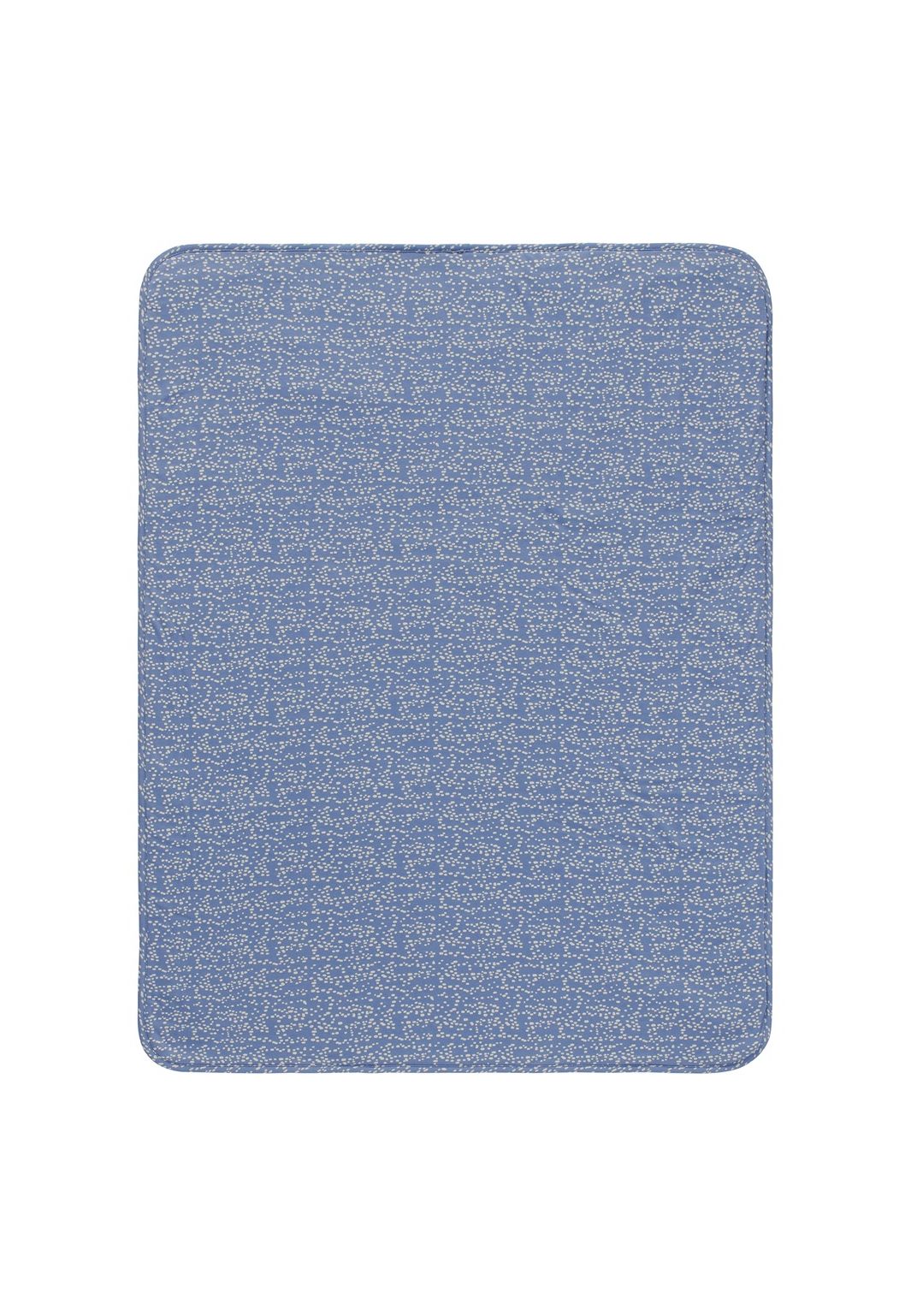 Noppies Baby Comfort Wieg laken Teddy Fancy Dot crib blanket - Colony Blue