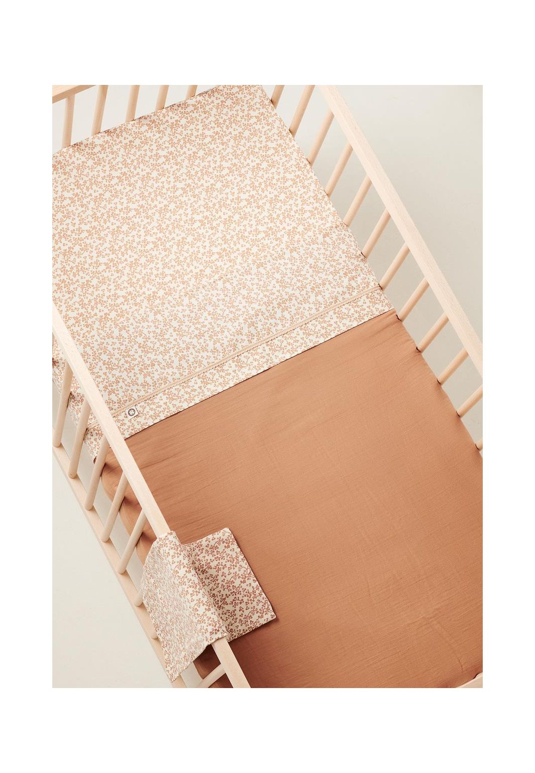 Noppies Baby Comfort Cot sheet Botanical cot sheet - Fog