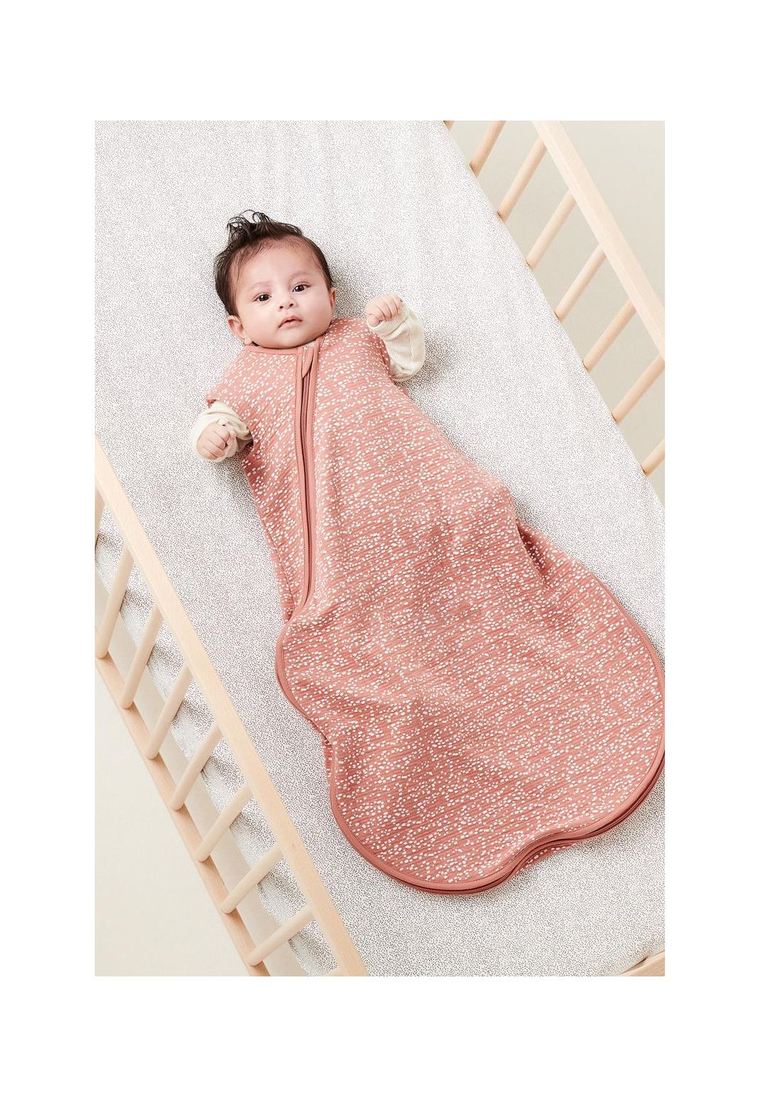 Noppies Baby Comfort Bébé Sac de couchage été Fancy Dot - Brick Dust