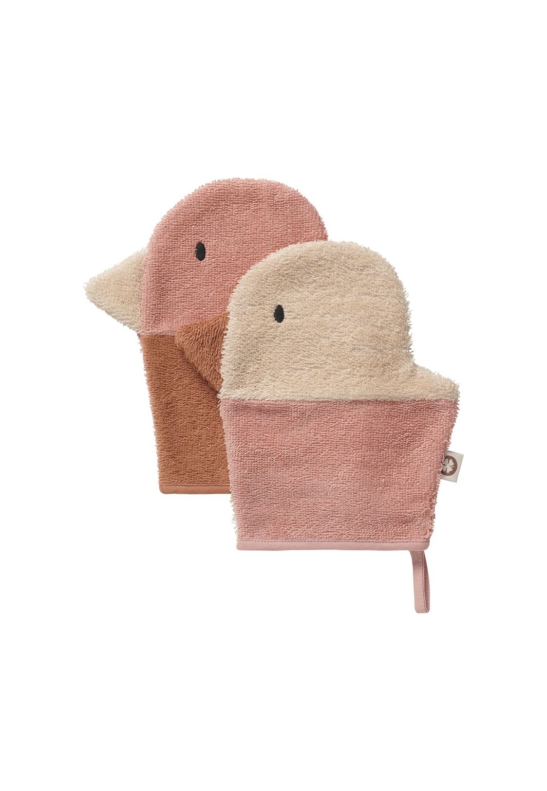 Noppies Baby Comfort Washcloth Duck terry wash cloths - Misty Rose