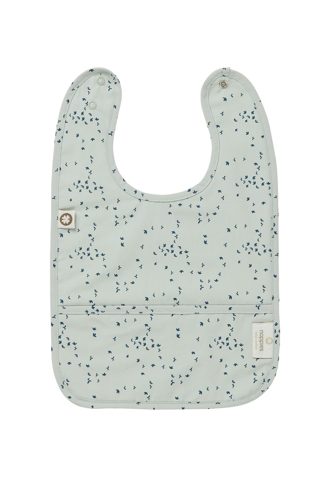 Noppies Baby Comfort Bavoir Botanical bib - Puritan Gray