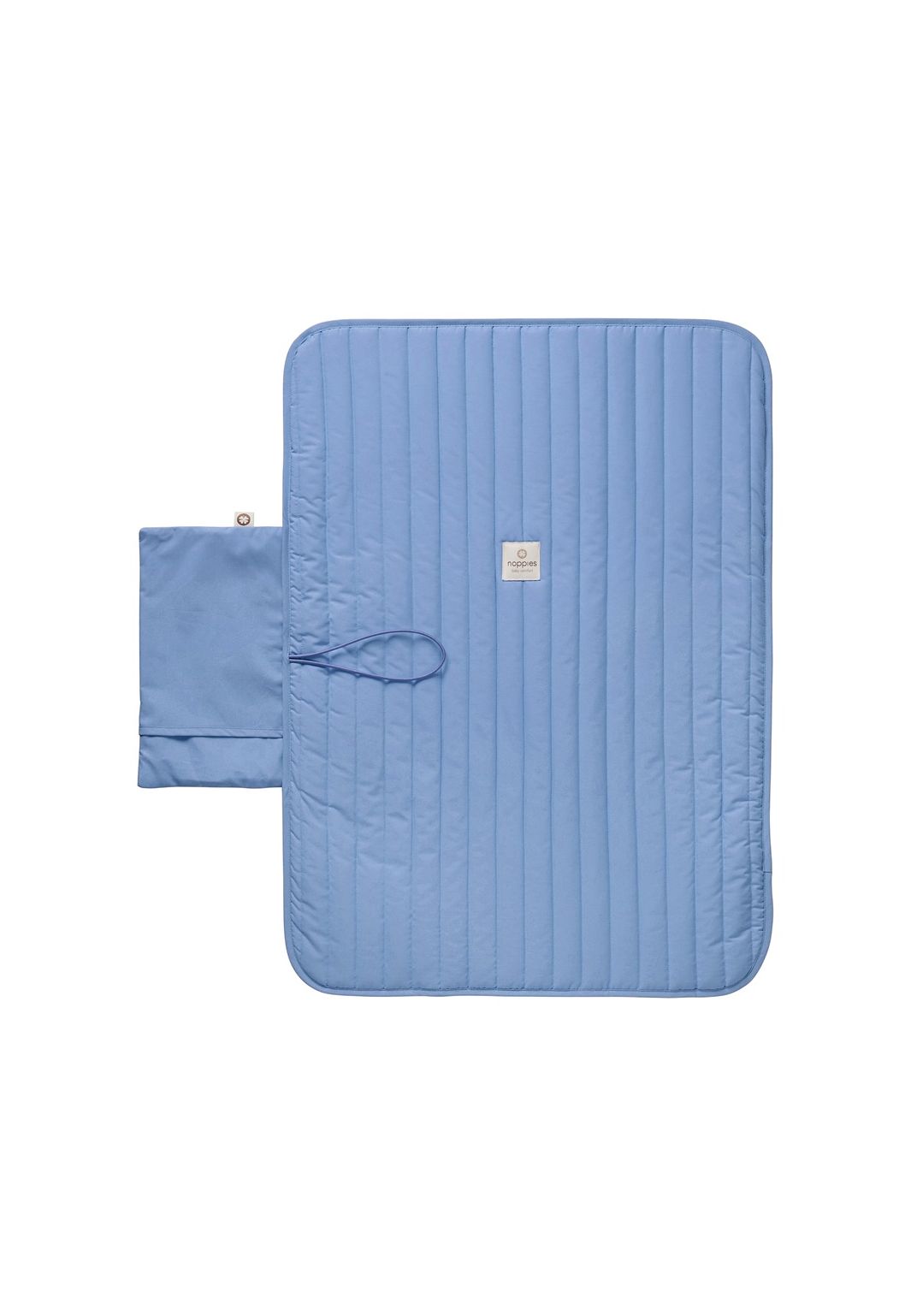 Noppies Baby Comfort Portable Changingmat Poplin portable 50x70 cm - Colony Blue