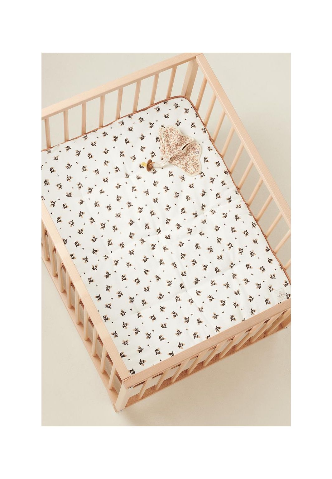 Noppies Baby Comfort Playpen mat Blooming clover terry playpen - Indian Tan