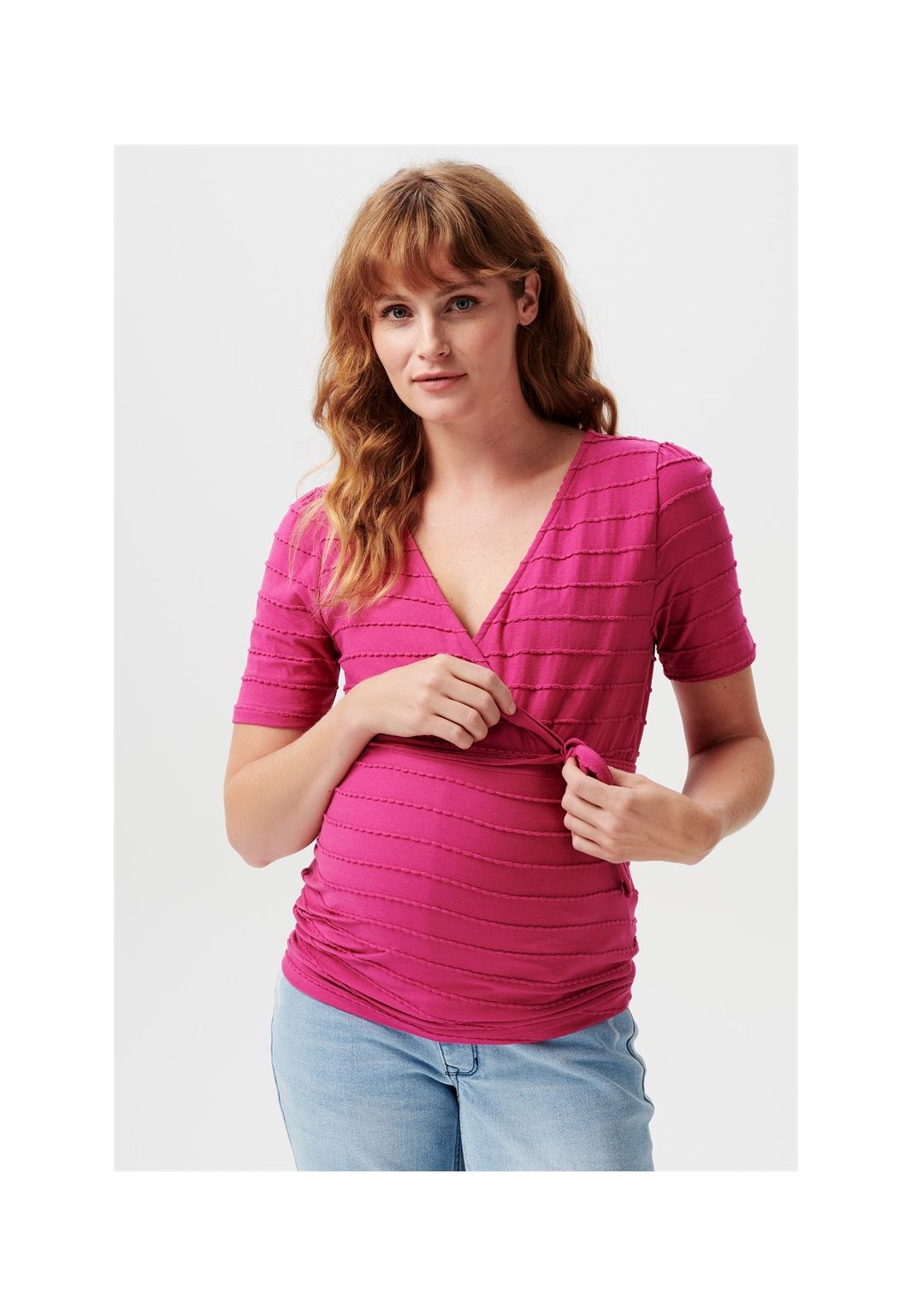 Noppies Nursing t-shirt Arua - Fuchsia Red