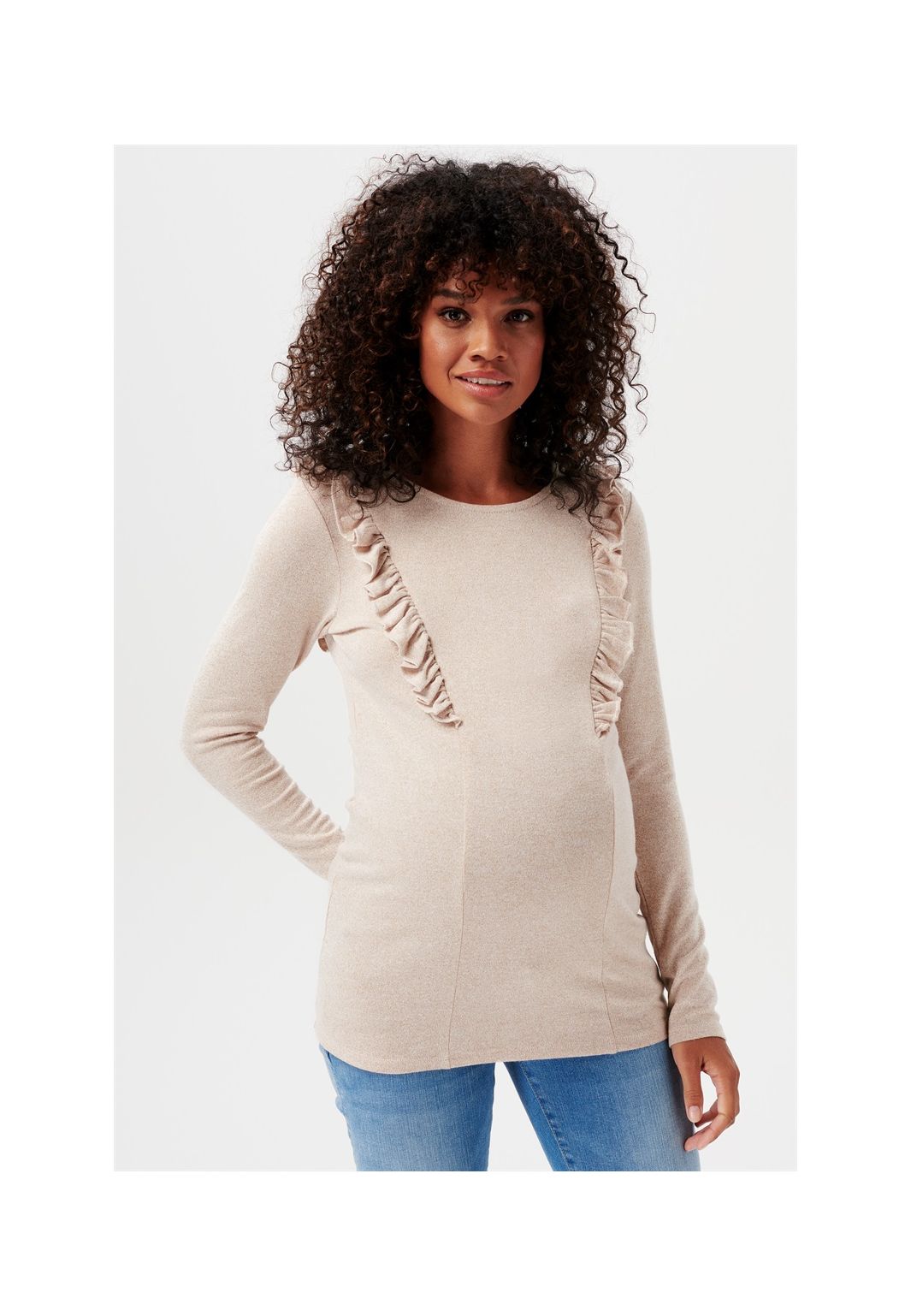 Noppies Nursing shirt Azare - Oatmeal