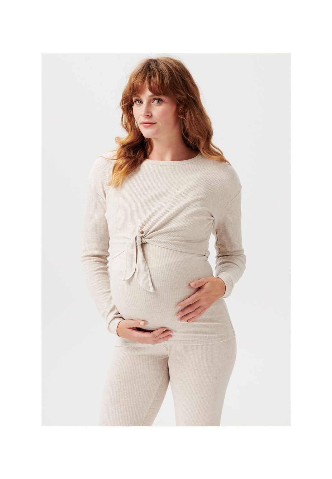 Noppies Nursing shirt Axel - Oatmeal