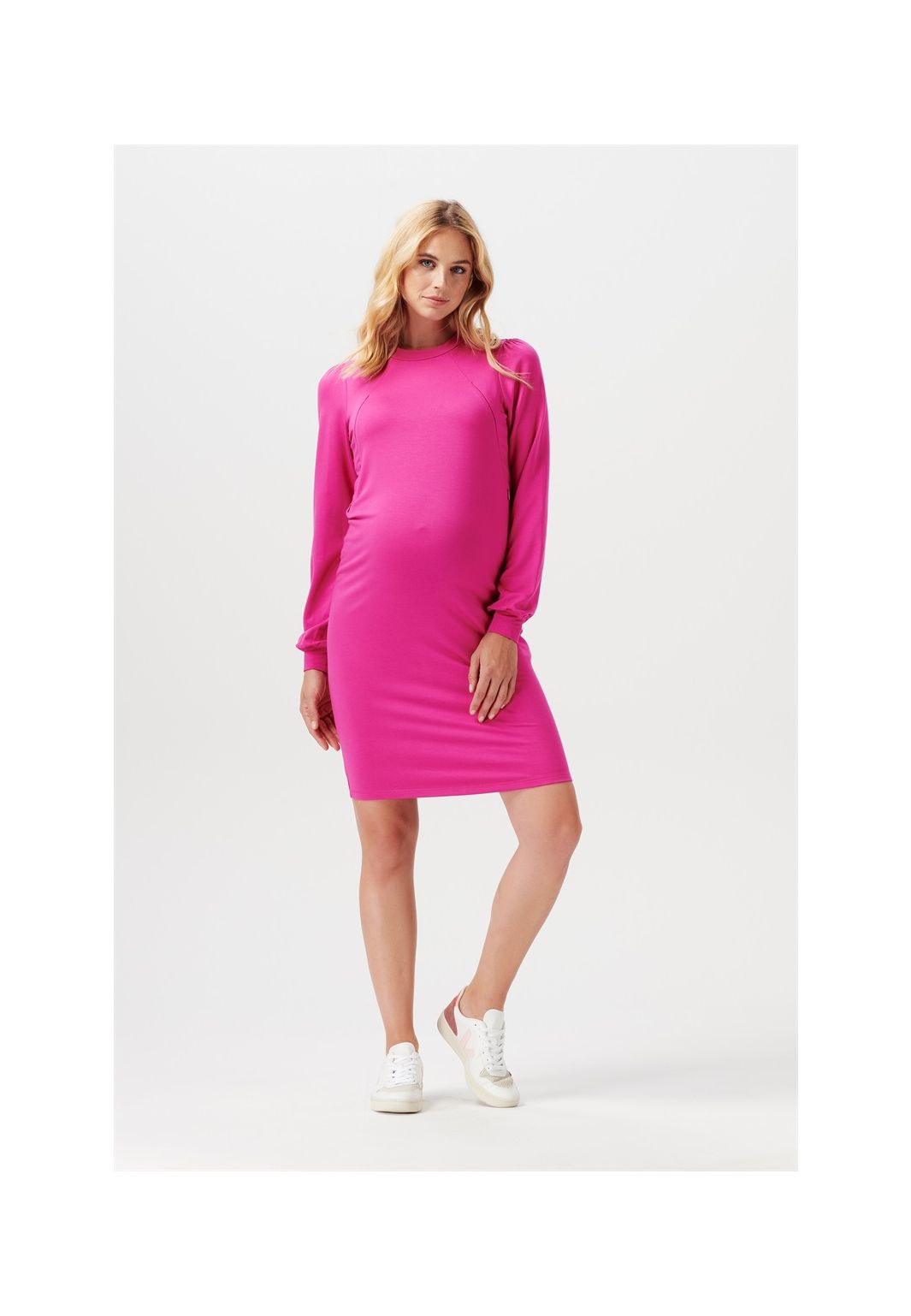 Noppies Nursing dress Pinole - Fuchsia Red