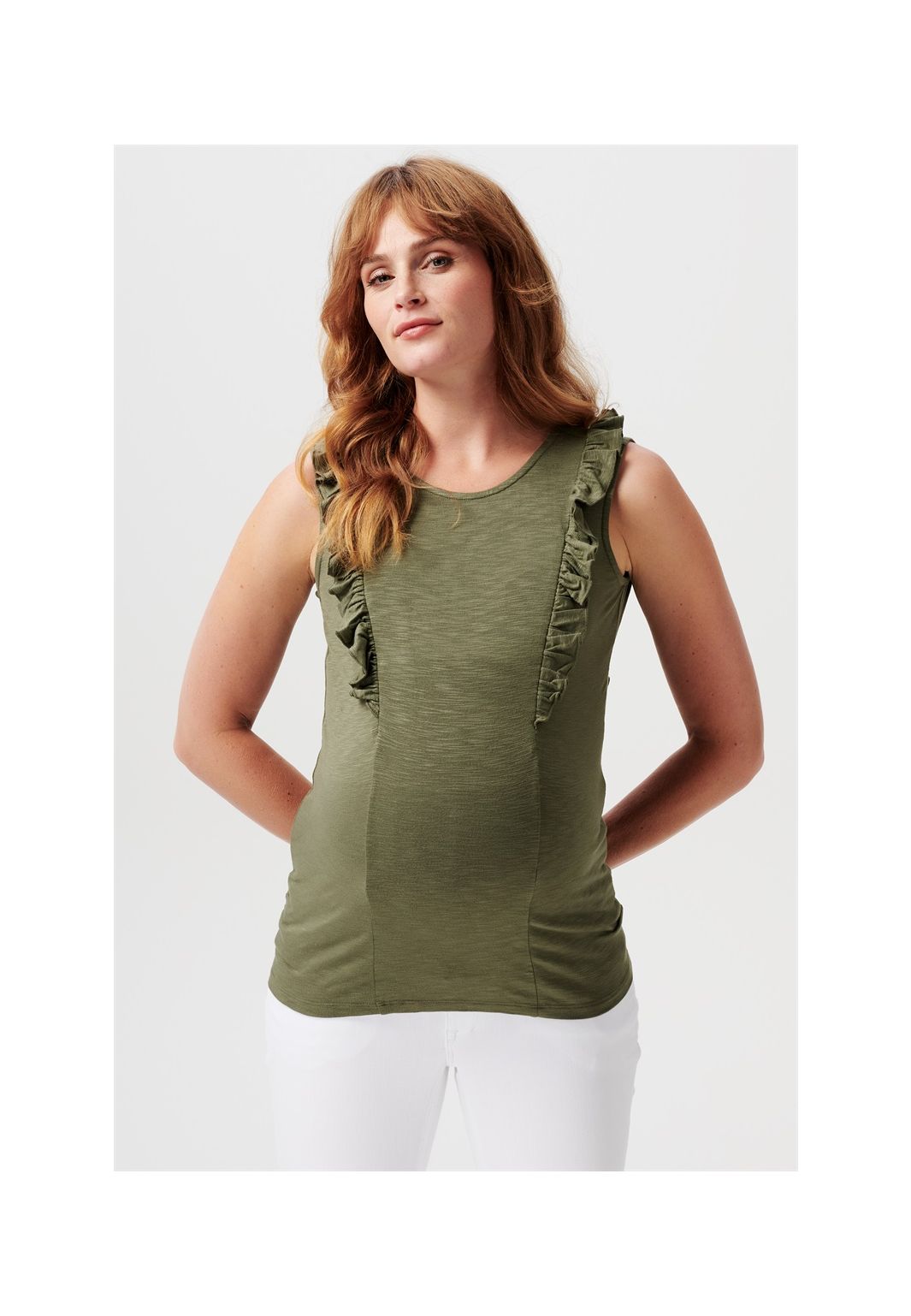 Noppies Nursing top Blois - Dusty Olive