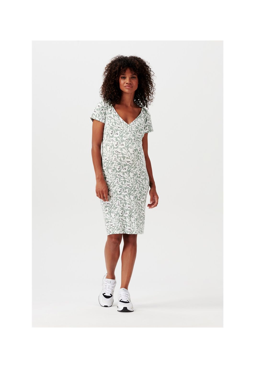 Noppies Nursing dress Bayamo - Lily pad