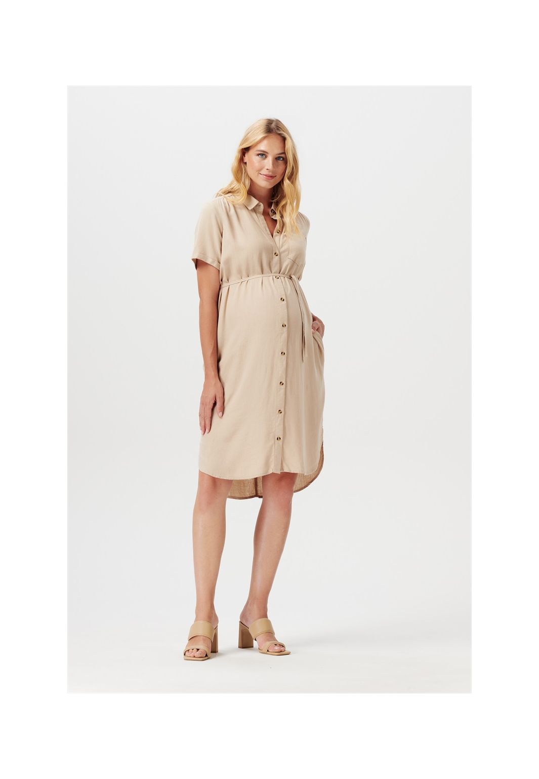 Noppies Nursing dress Chofu - White Pepper