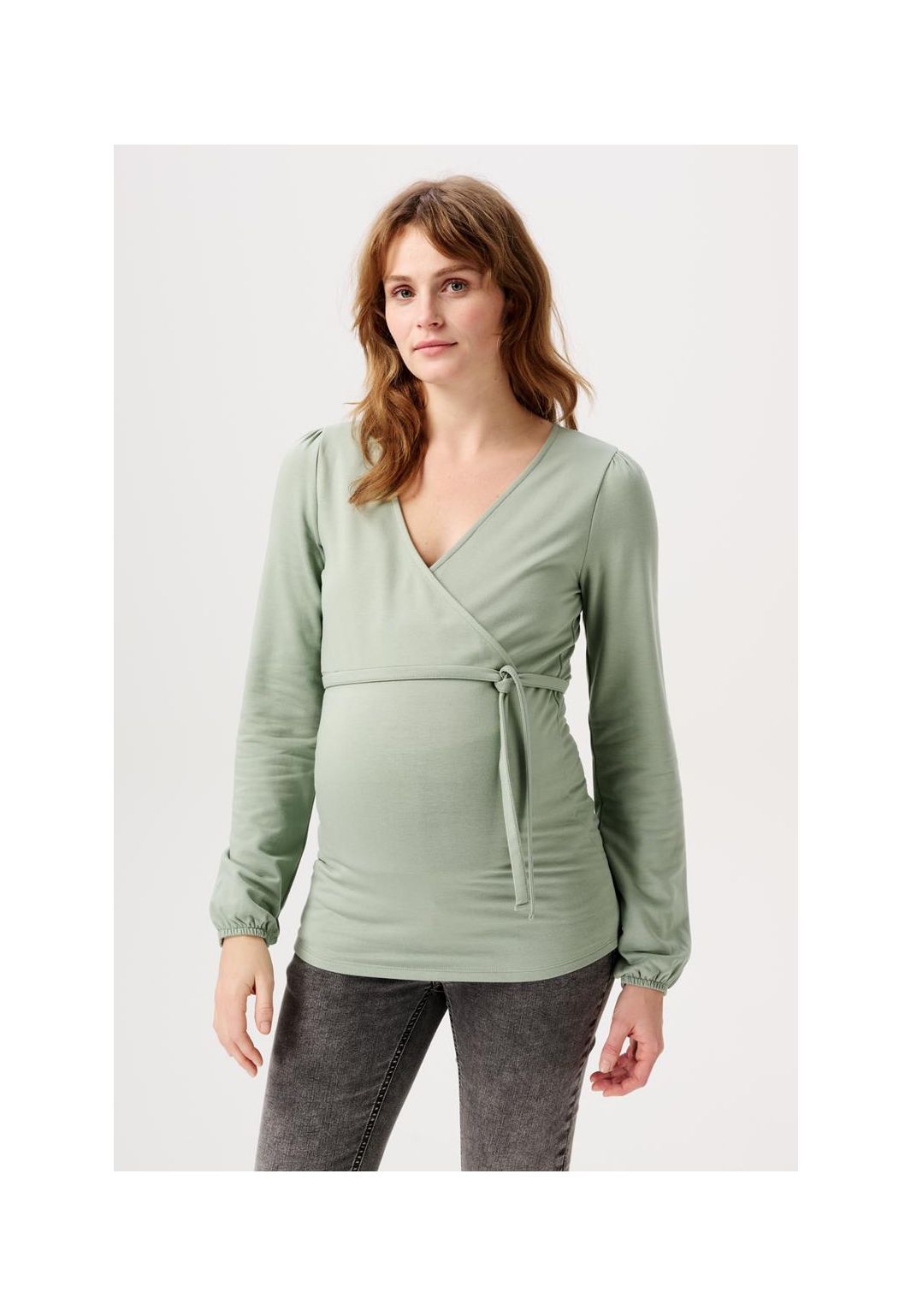 Noppies Nursing shirt Foshan - Iceberg Green