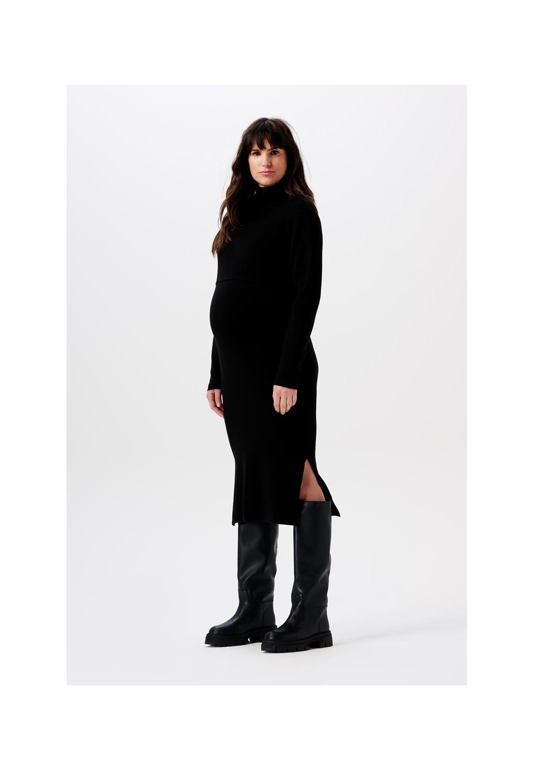 Noppies Jurk met voedingsfunctie Foumbot - Black