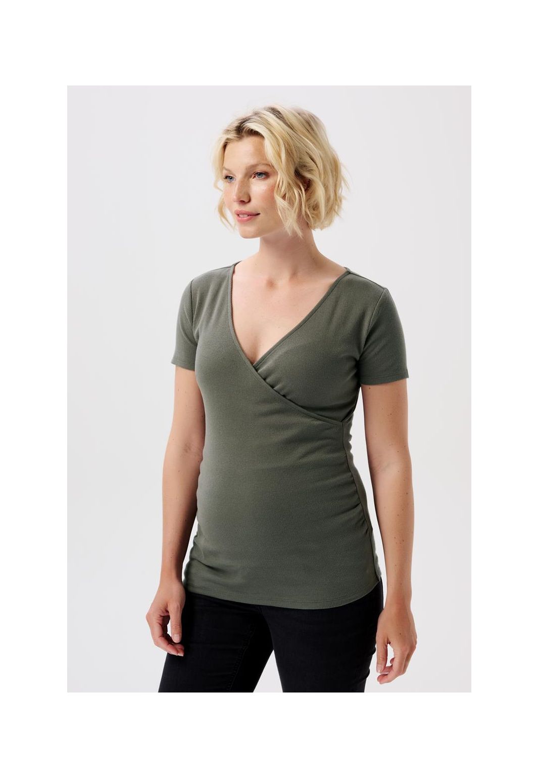 Noppies Voedings t-shirt Sanson - Olive