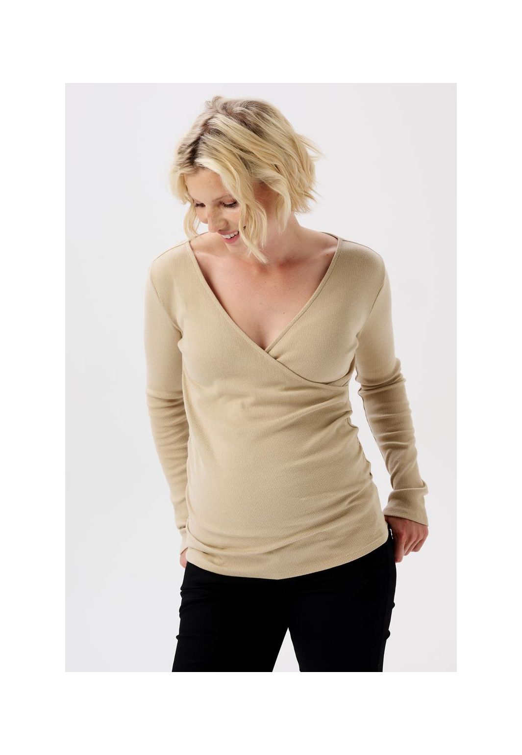 Noppies T-shirt d'allaitement Sara - White Pepper