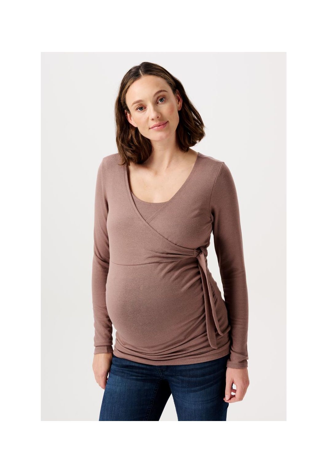 Noppies Voedingsshirt Elin - Deep Taupe