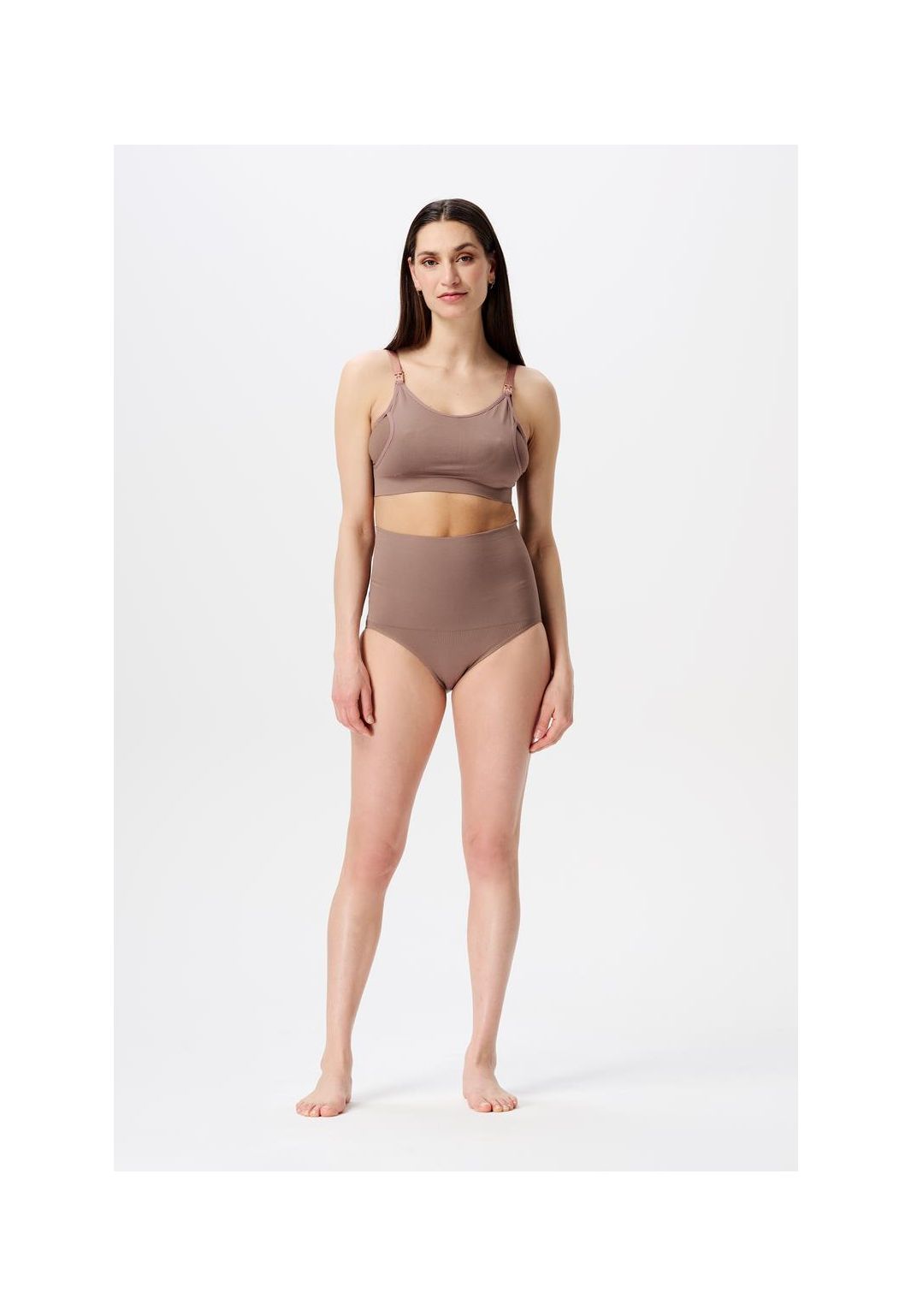 Noppies Nahtloser Slip Lee post partum Sensil® Breeze - Deep Taupe