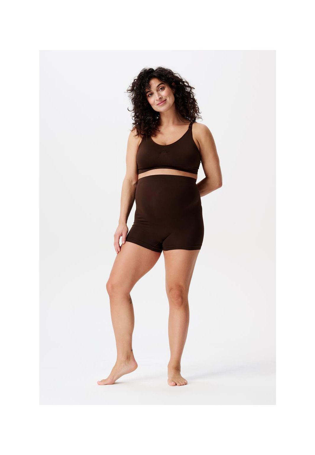 Noppies Short sans couture Lai Sensil® Breeze - Coffee Bean