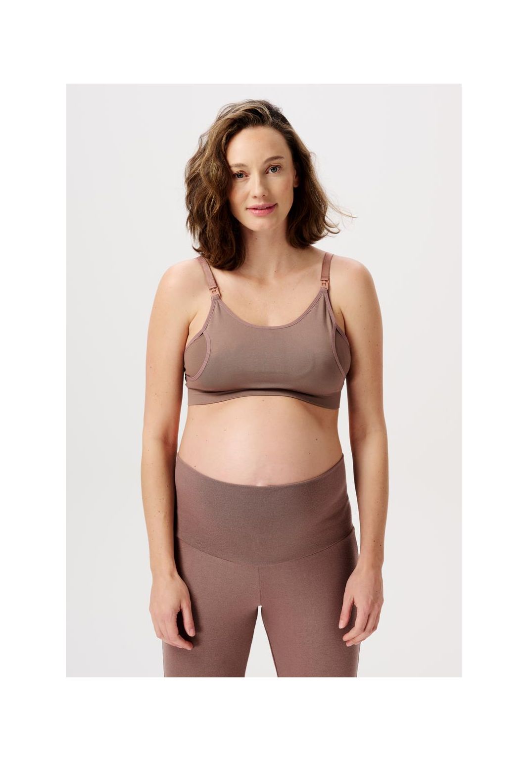 Noppies Nahtloser Still-BH pumping Mae Sensil® Breeze - Deep Taupe