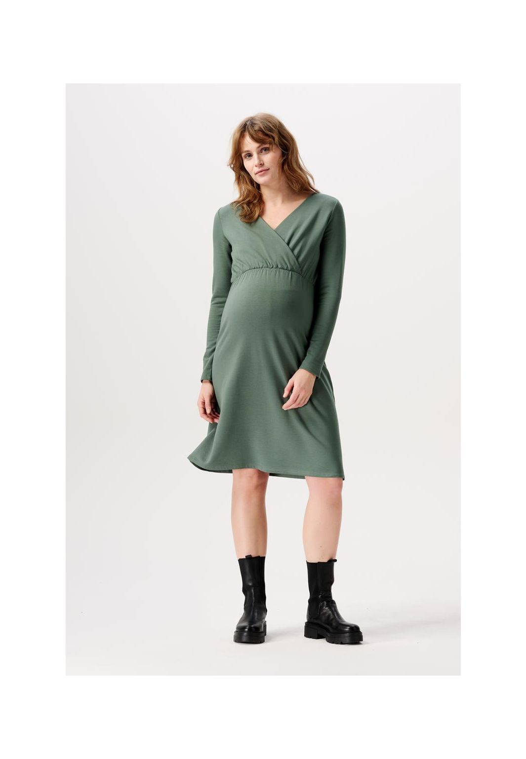 Noppies Nursing dress Hollywood - Dark Forest