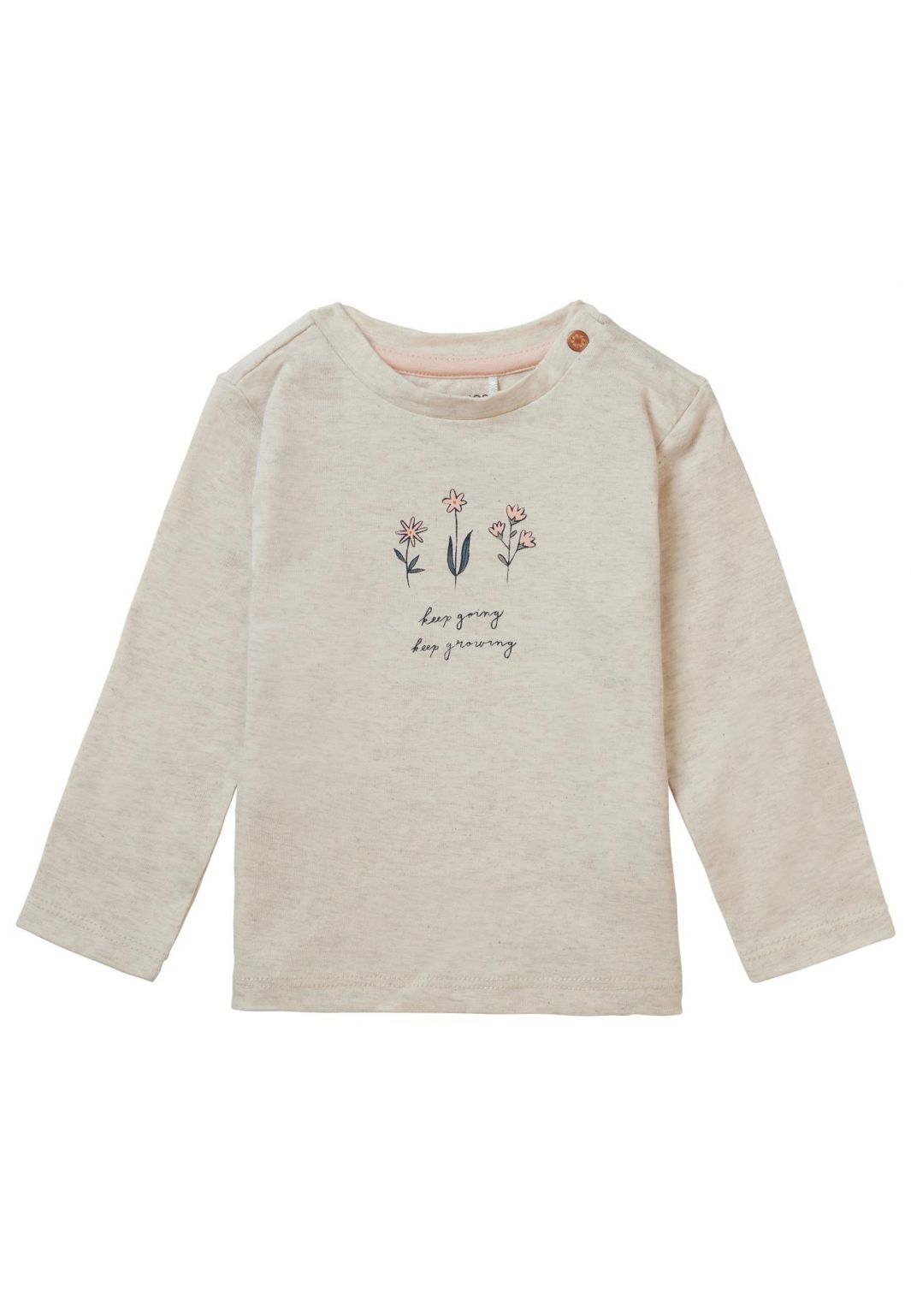 Noppies Baby Longsleeve Valentine - Oatmeal