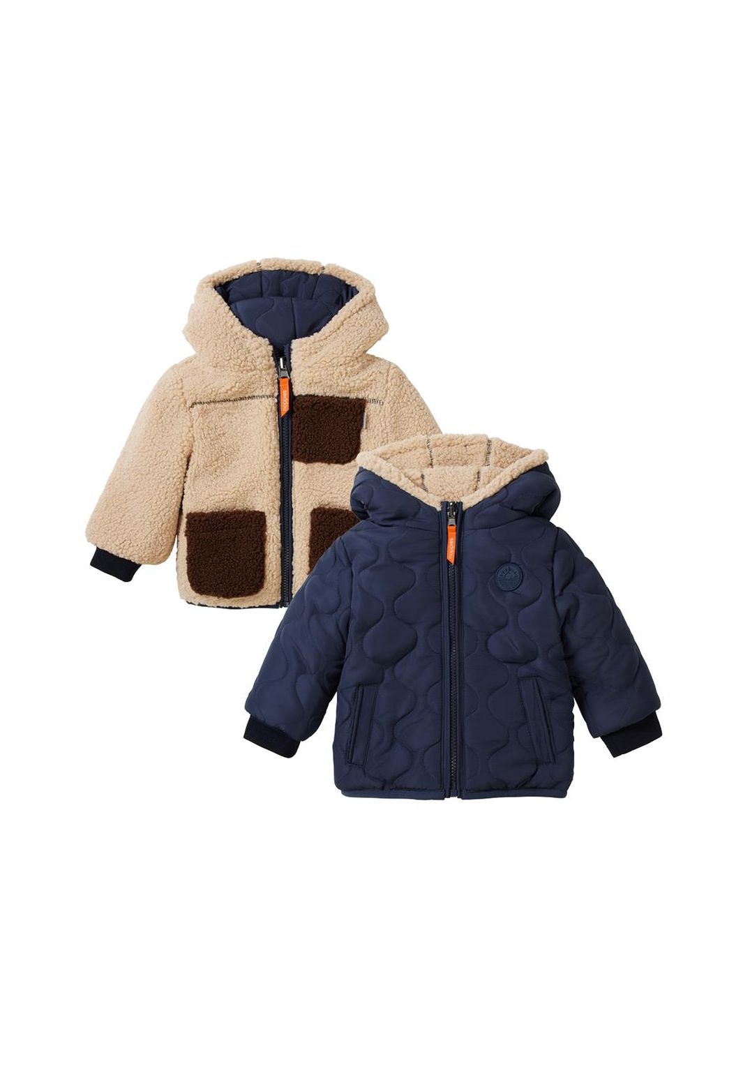 Noppies Baby Winter jacket Timber - Reversible - Dark Sapphire