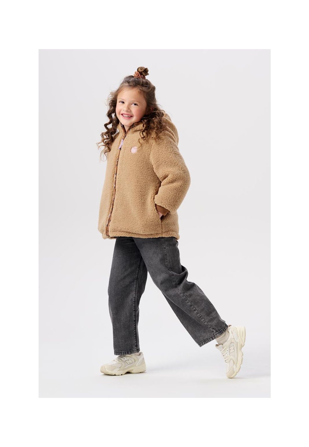 Noppies Kids Winter jacket Annamaria - Reversible - Chipmunk