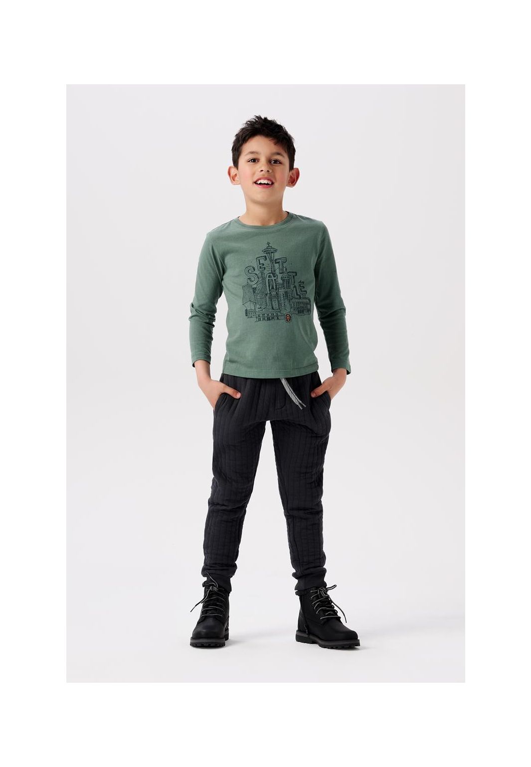 Noppies Kids Longsleeve Waynesboro - Dark Forest