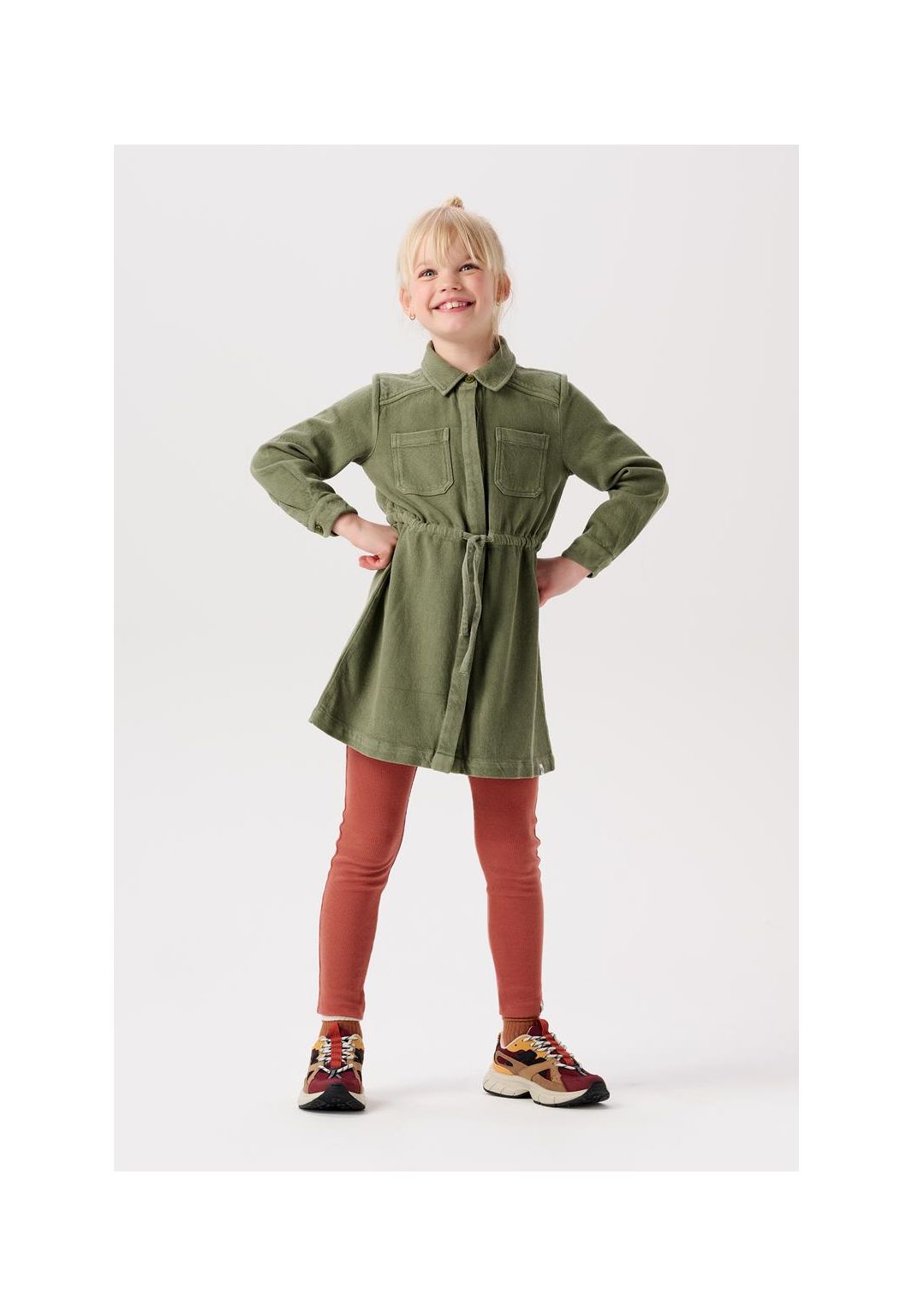 Noppies Kids Dress Arkoma - Olivine