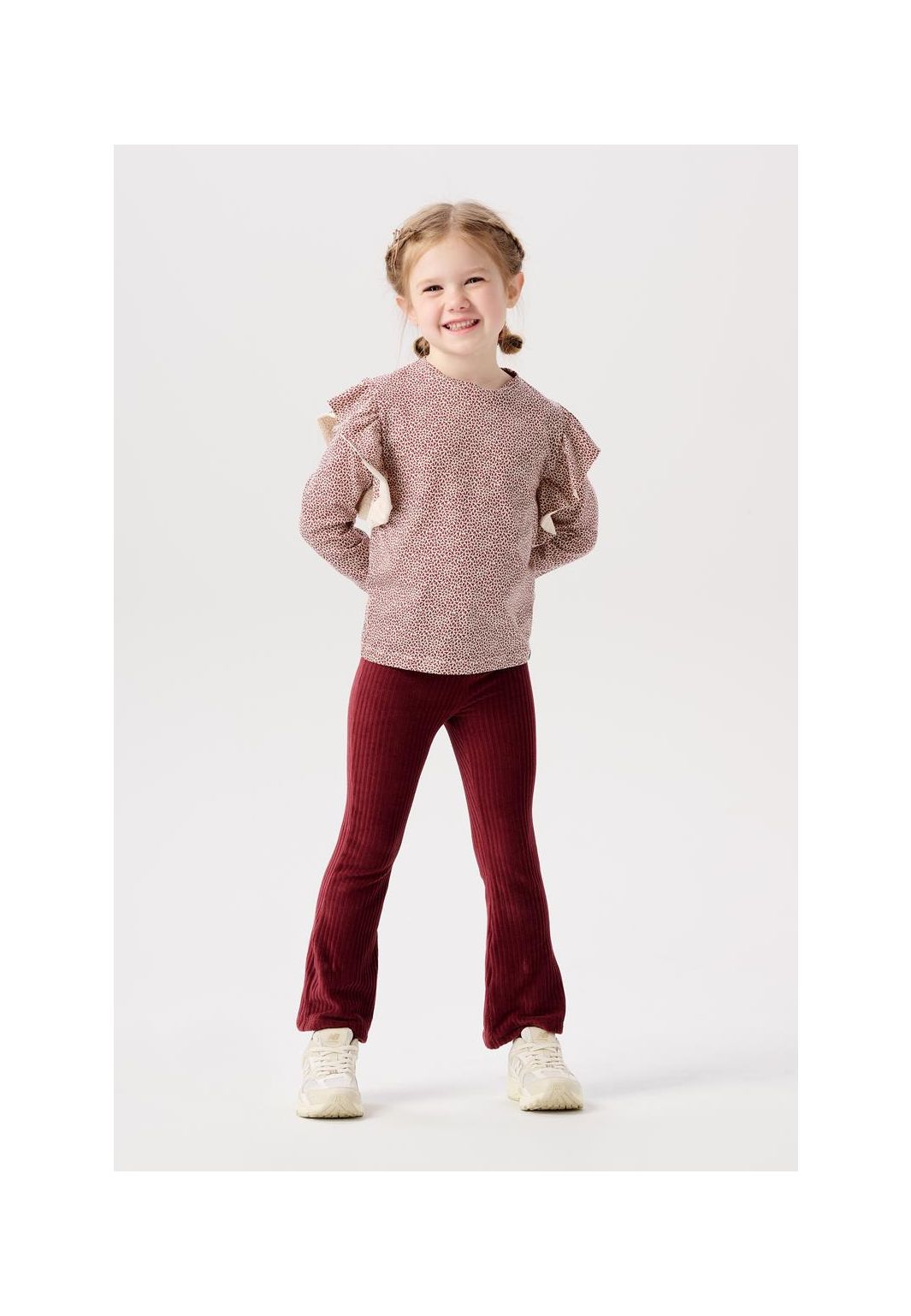 Noppies Kids Trousers flared Alamo - Oxblood Red