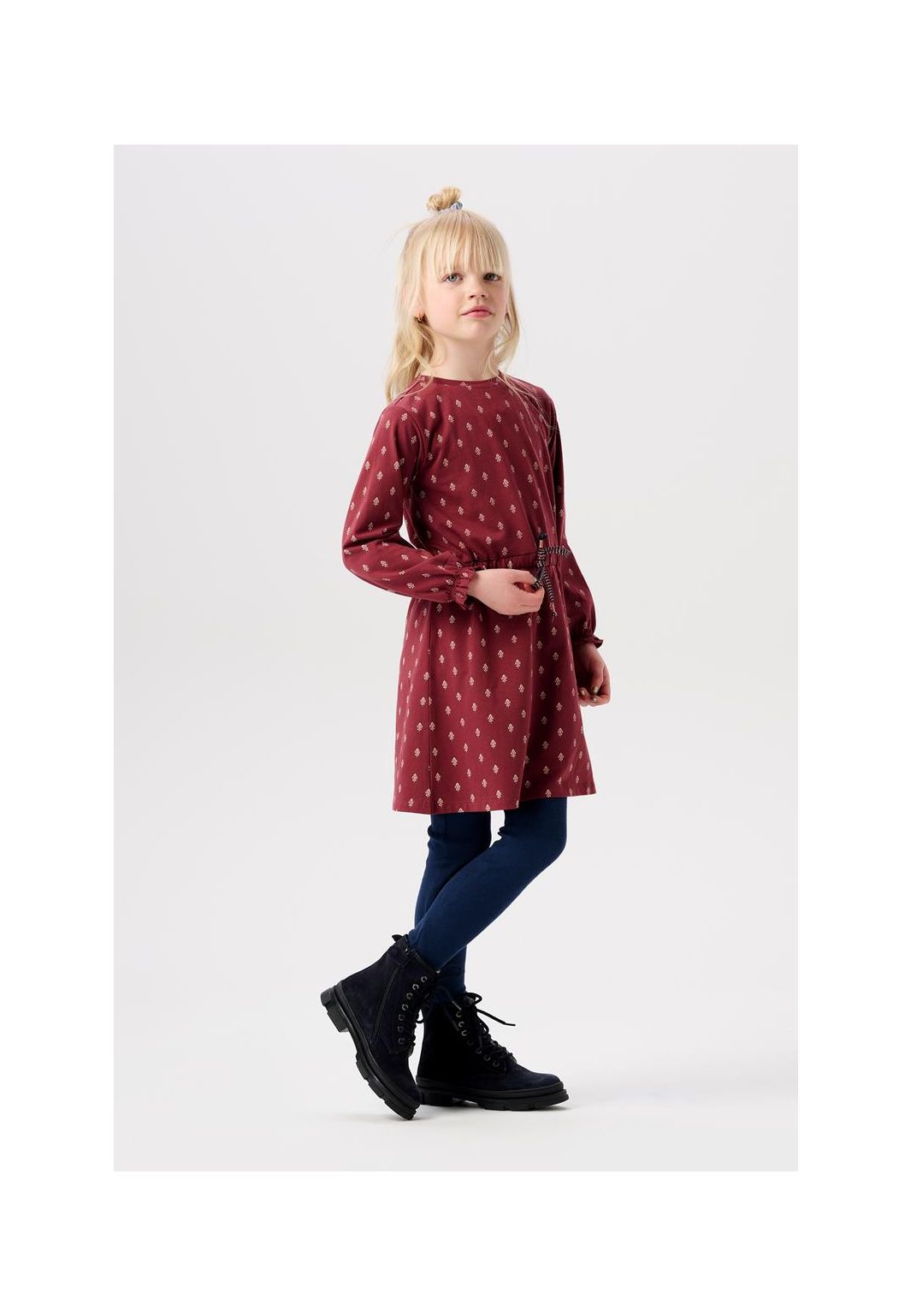 Noppies Kids Dress Annetta - Oxblood Red