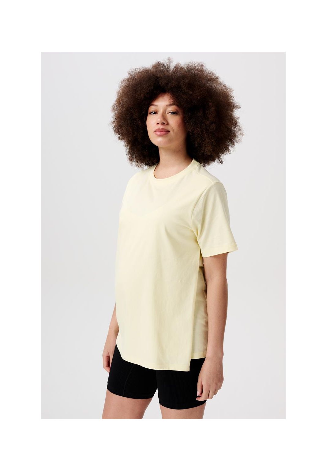 Noppies Voedings t-shirt Ifke - Light Yellow