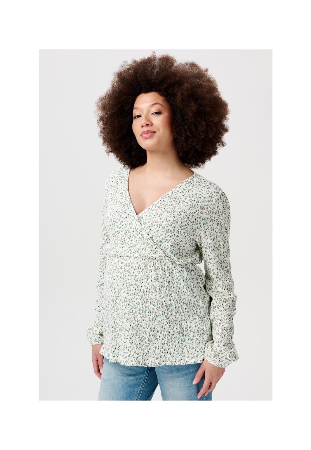 Noppies Bluse Janice - Cream minimal flower