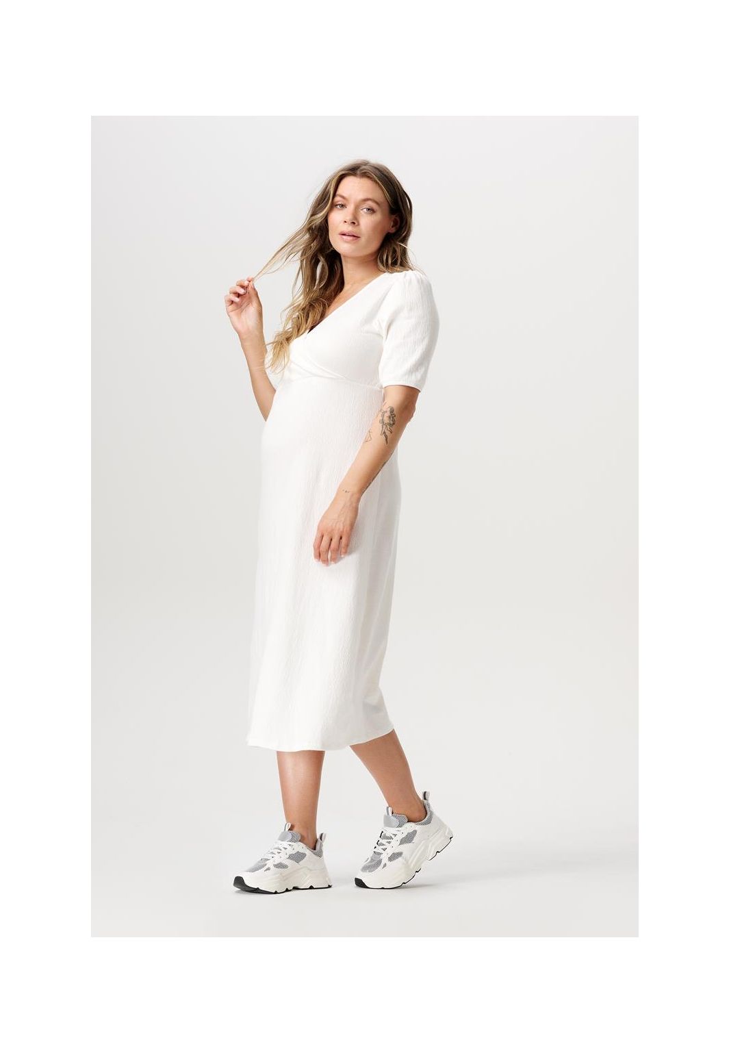 Noppies Robe d'allaitement Jaelynn - Cream