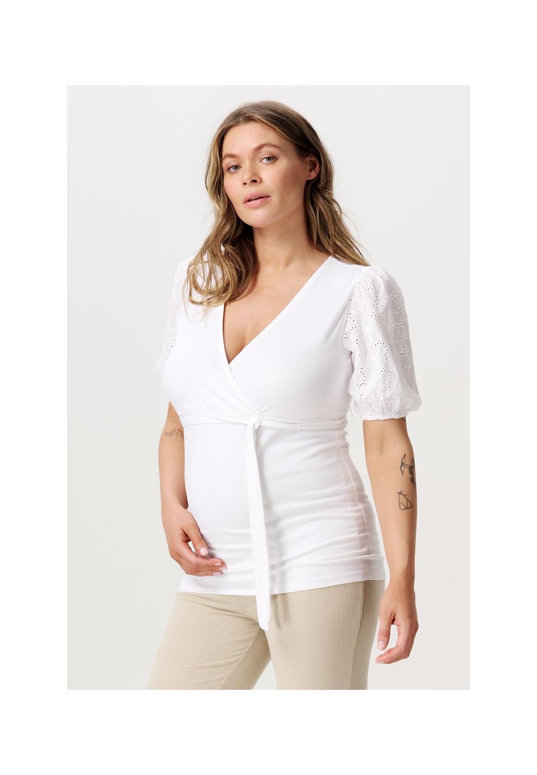 Noppies T-shirt d'allaitement Kayleigh - Optical White