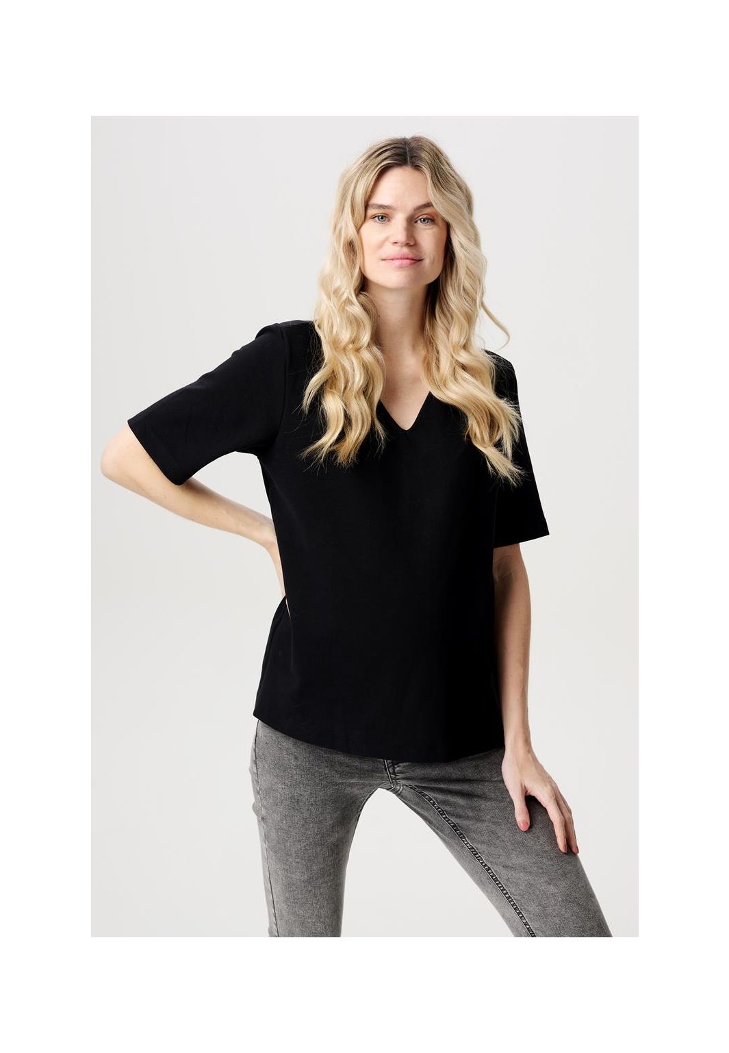 Noppies Maternity T-shirt d'allaitement Multia - Black