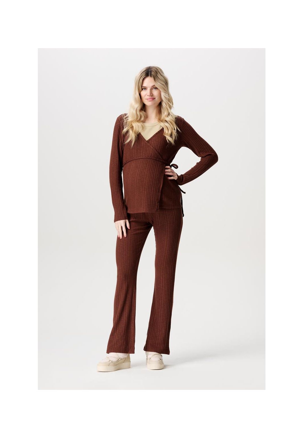 Noppies Maternity Pantalon casual Inari - Cappucino