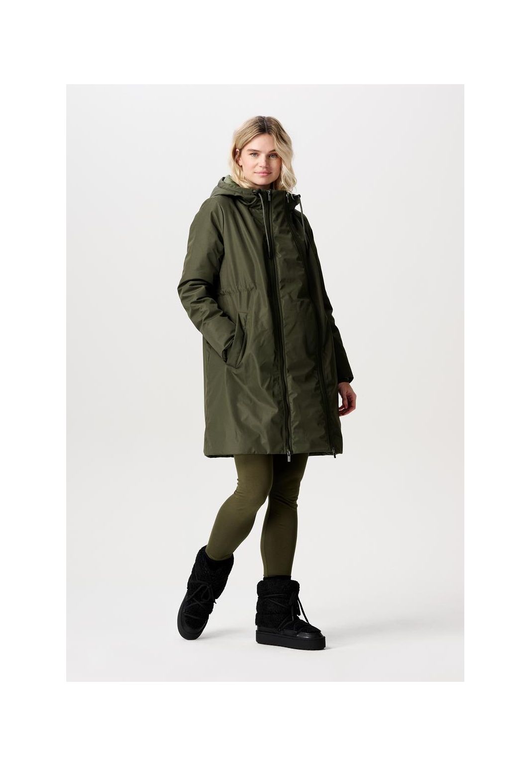 Noppies Maternity Manteau d'hiver Juva - Forest Night