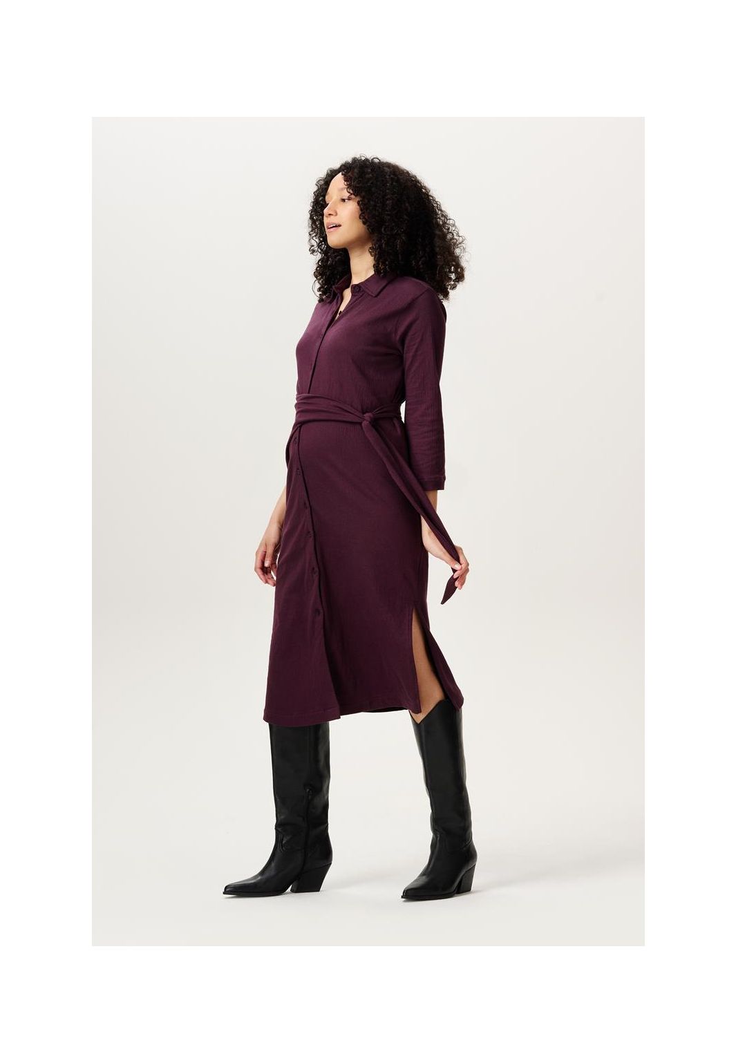 Noppies Maternity Robe d'allaitement Katarina - Plum Perfect