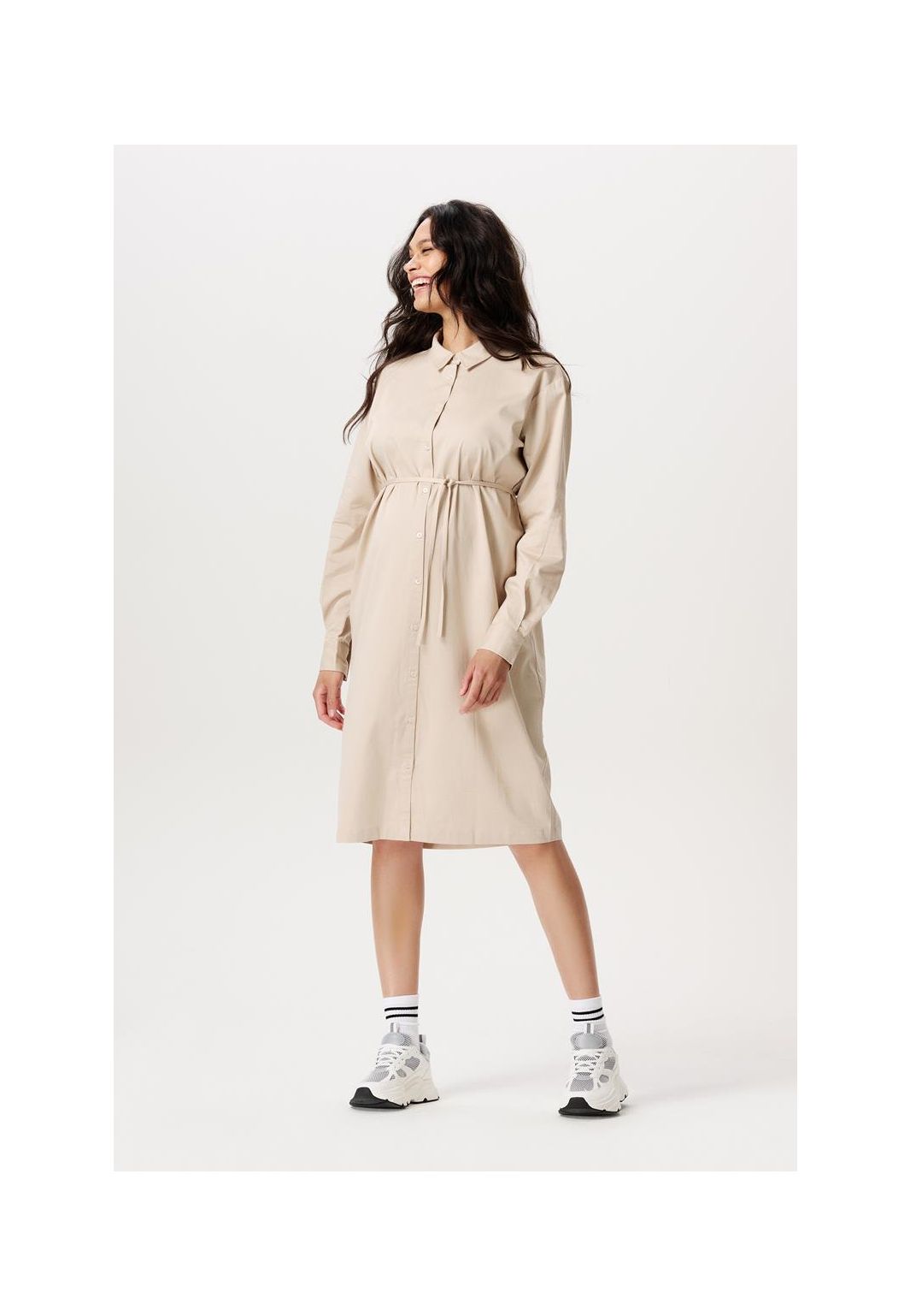 Noppies Maternity Robe d'allaitement Akaya - Light Sand