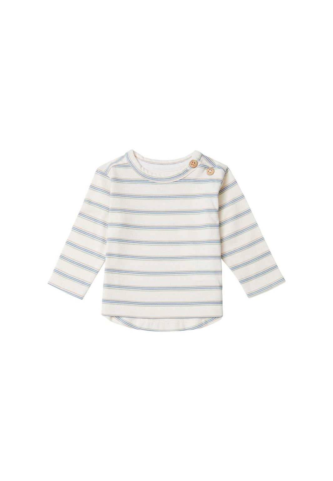 Noppies Baby Longsleeve Beckett - Whitecap Gray