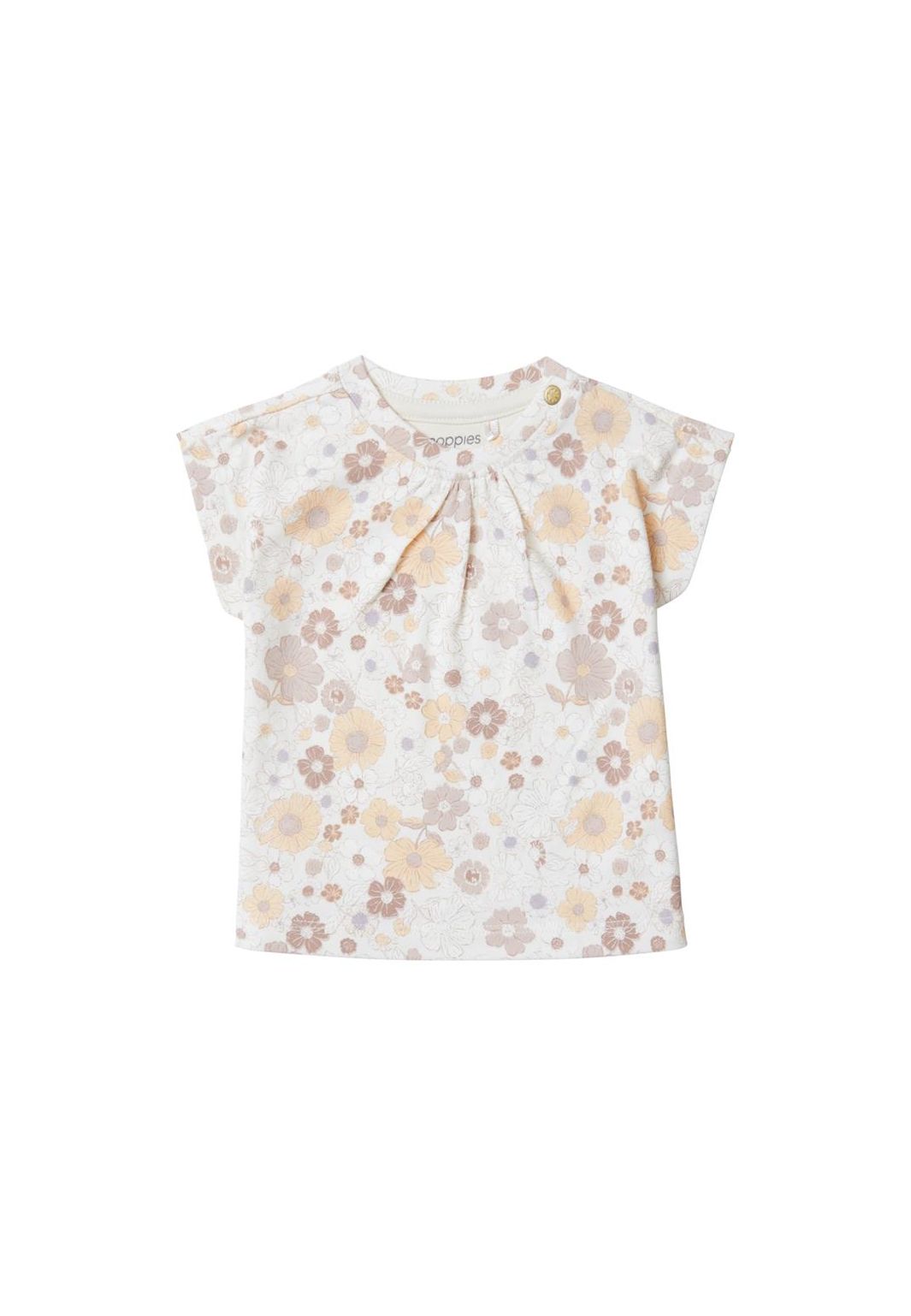 Noppies Baby T-shirt Camas - Whitecap Gray