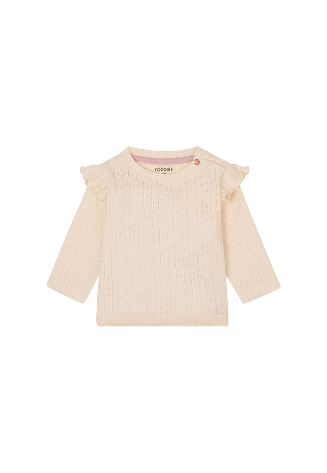 Noppies Baby Longsleeve Fumel - Butter Cream