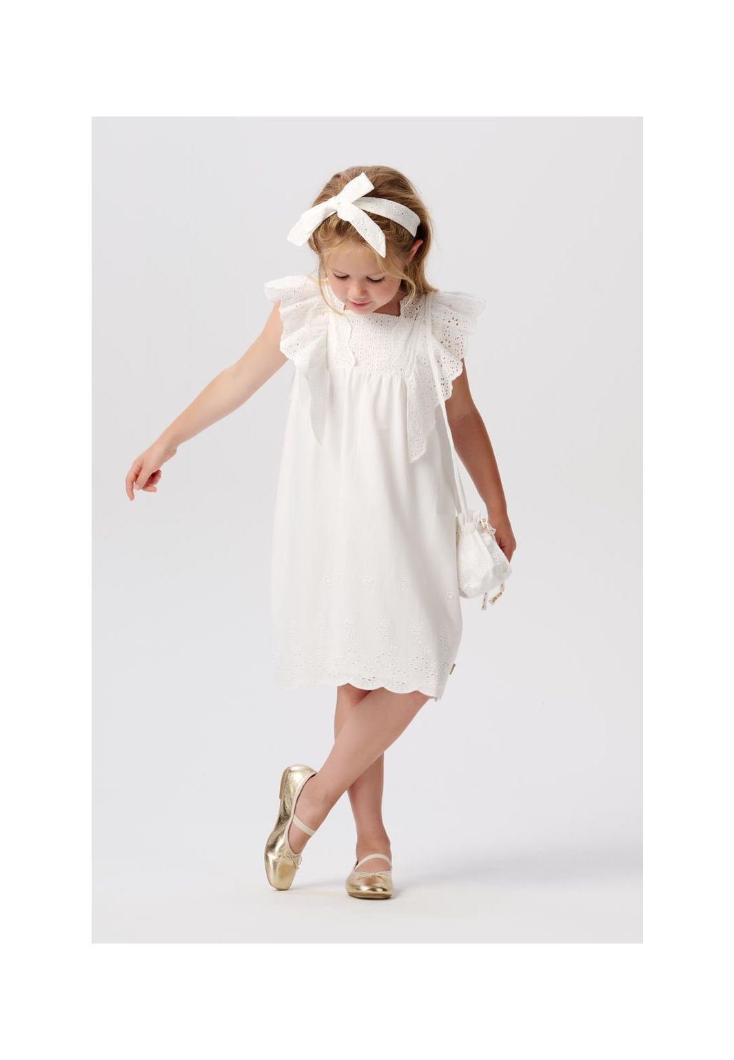 Noppies Kids Dress Eglin - Bright White