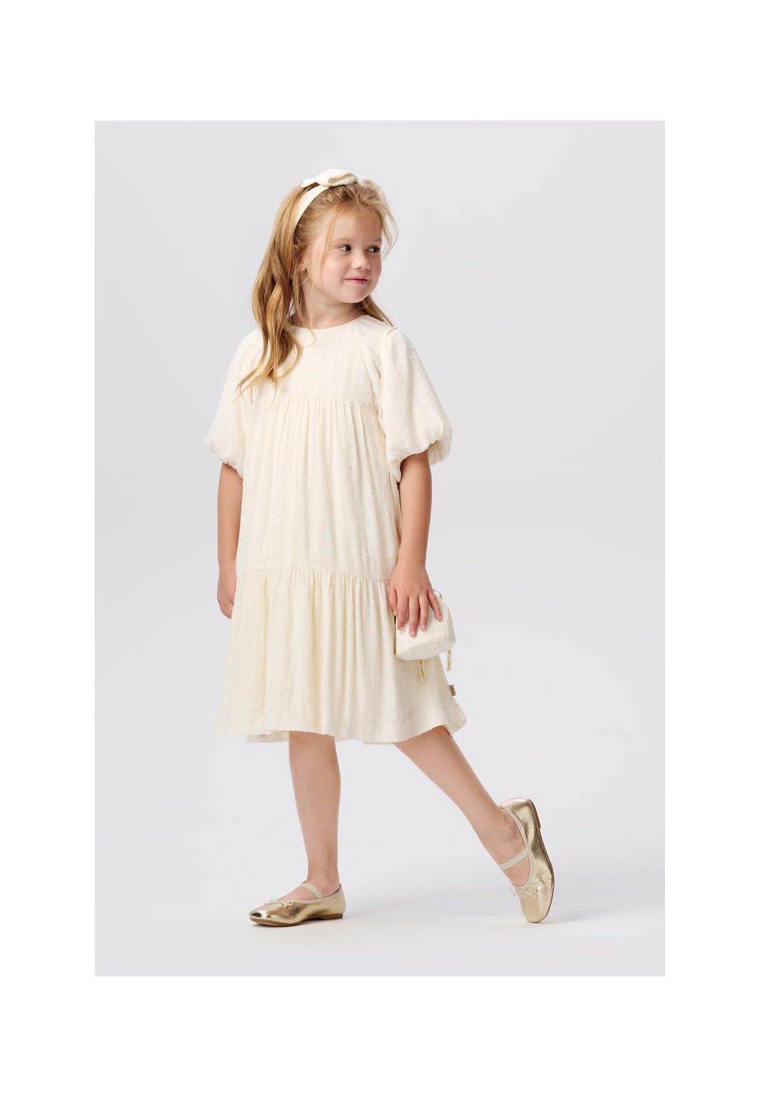 Noppies Kids Dress Ekalake - Antique White