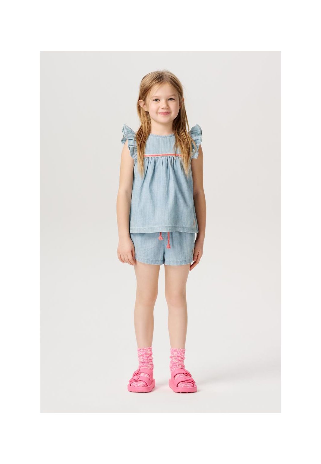 Noppies Kids Short Eleison - Light Blue Wash