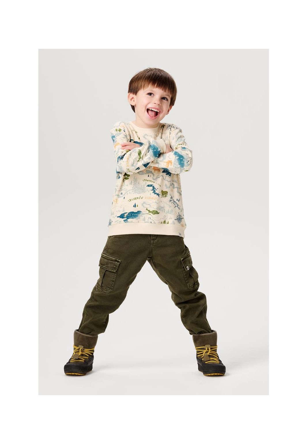 Noppies Kids Sweater Hirson - Fog