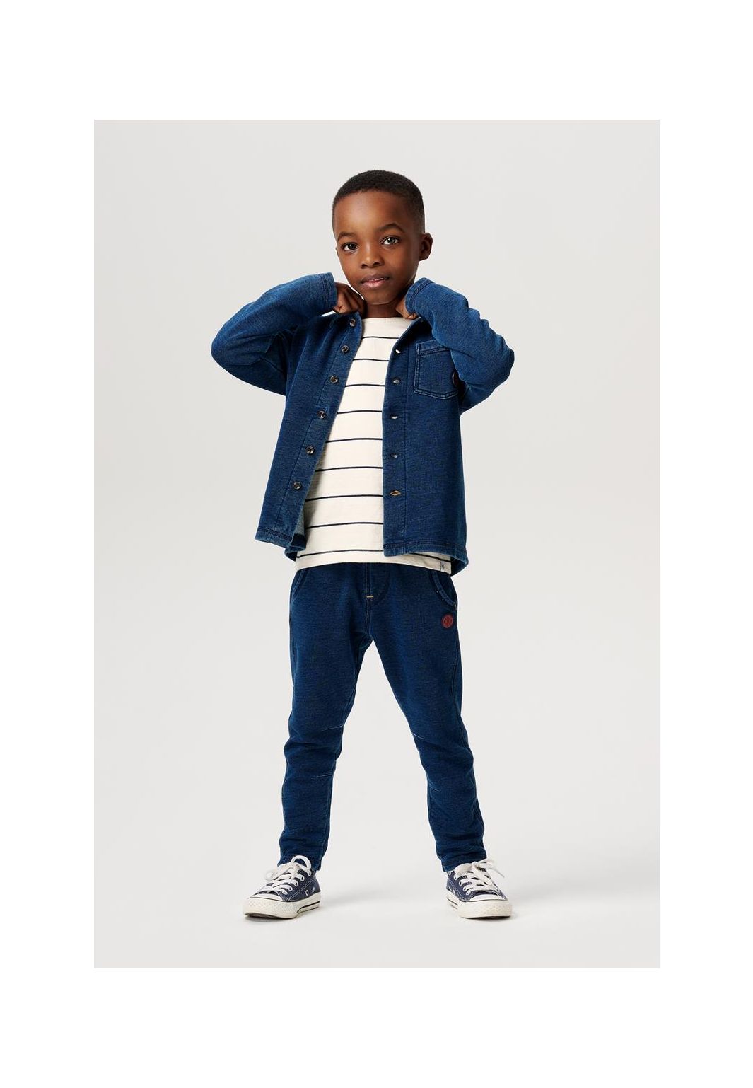 Noppies Kids Overhemd Harold - Indigo Blue