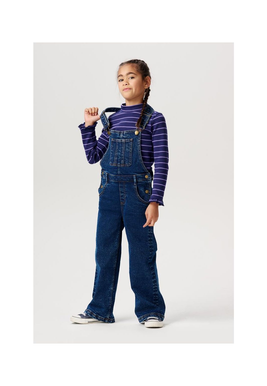 Noppies Kids Jeans tuinbroek Jinniu - Ink Blue