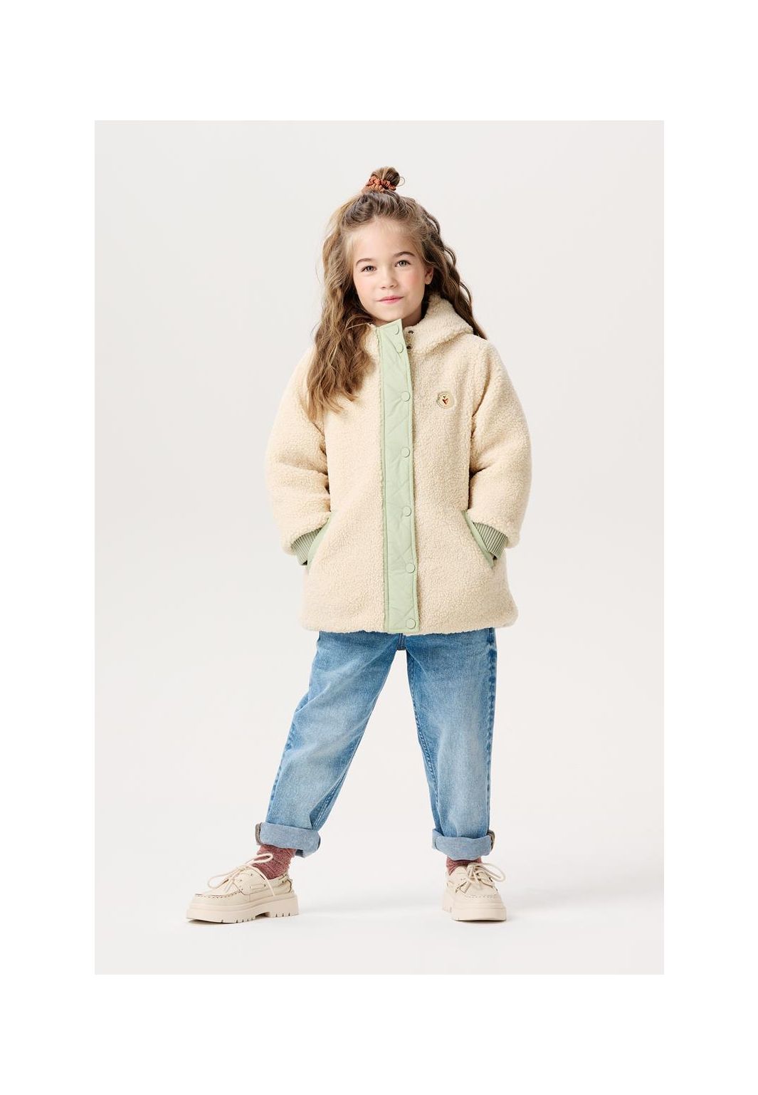 Noppies Kids Manteau d'hiver Jinbi - Reversible - Stone Bay