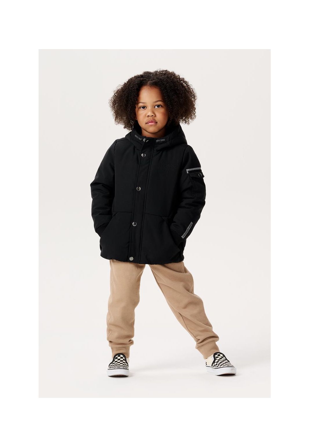 Noppies Kids Manteau d'hiver Huriel - Jet Black